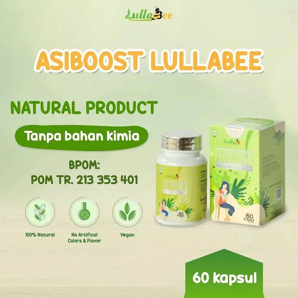 Asiboost Lullabee Pelancar Pengental Asi Kelor Katuk Spirulina Isi