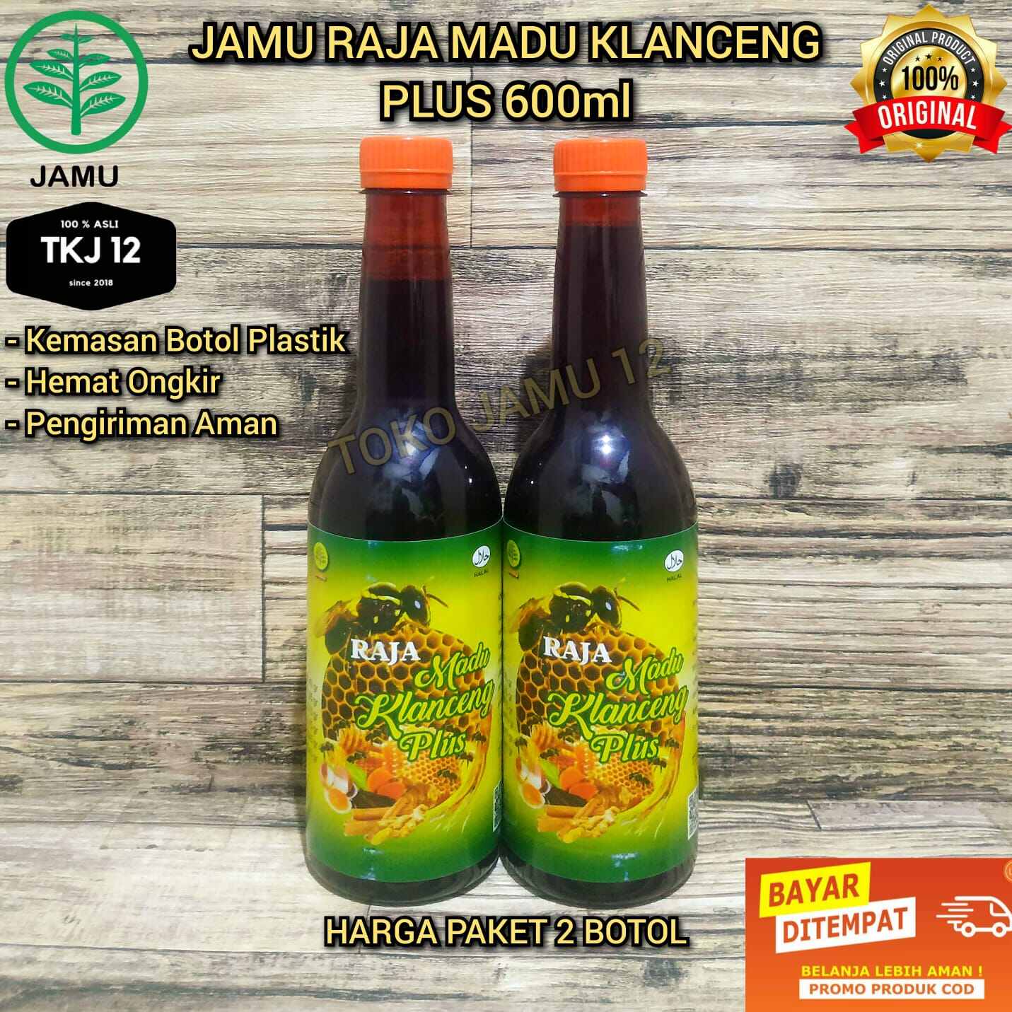 Jamu Cap Raja Madu Klanceng Plus Asli Ml Pegal Linu Asam Urat Nyeri