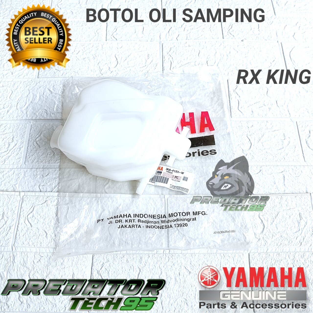 BOTOL TABUNG OLI SAMPING ORIGINAL YAMAHA RX KING RXKING Lazada Indonesia