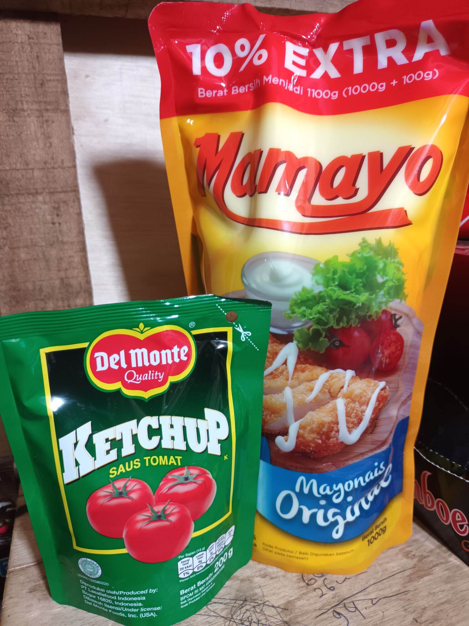 Paket Hemat Mayones Orijinal Kg Saus Tomat Delmonte Gram Mamayo