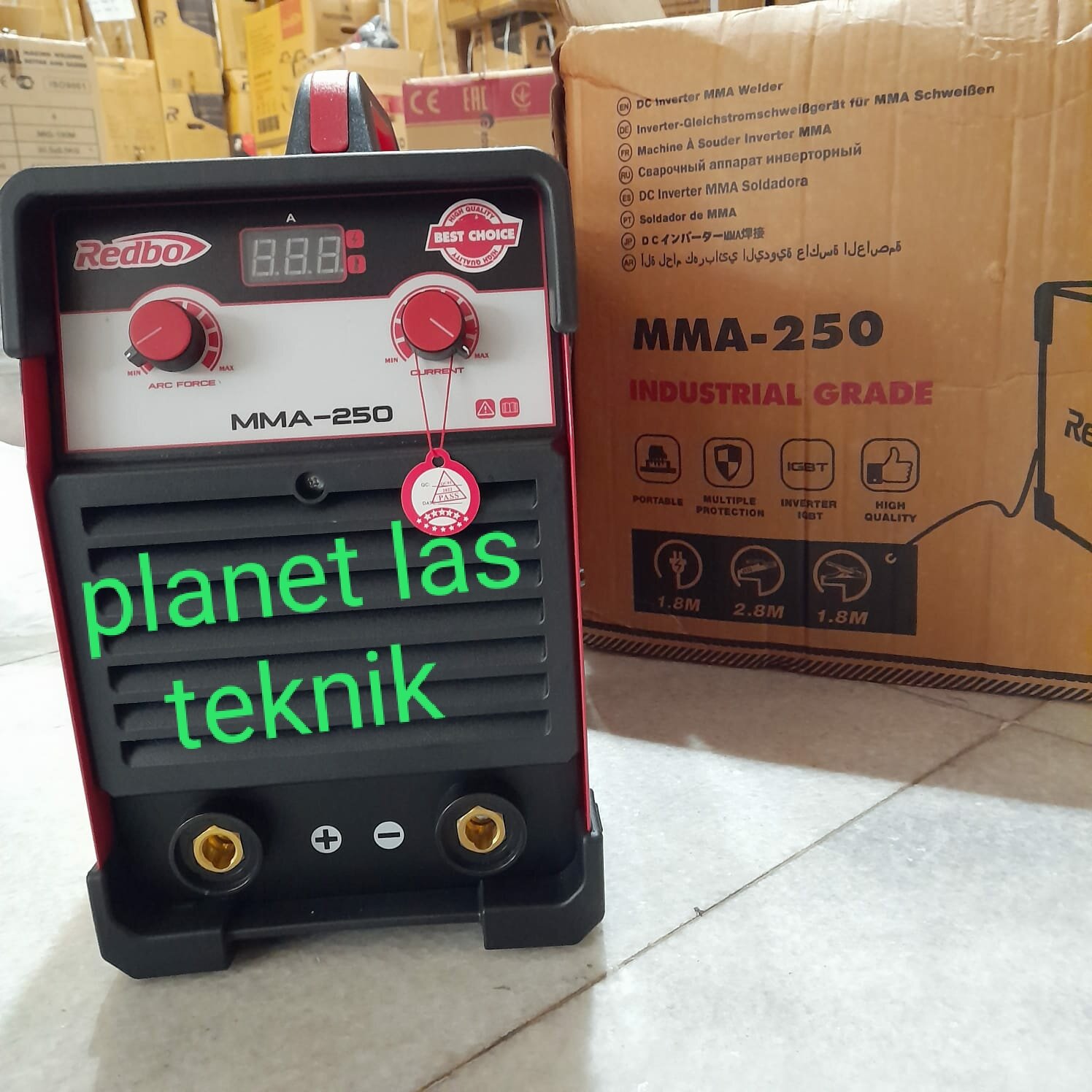 Mesin Las Redbo Mma250 Inverter Las MMA 250A 3phase MESIN LAS LISTRIK