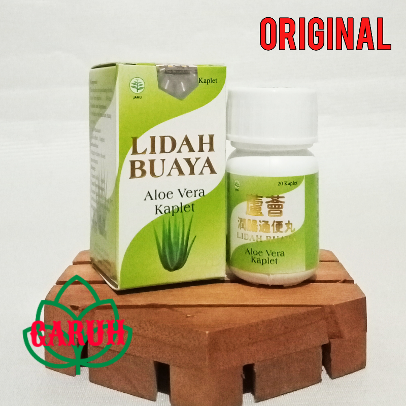 LIDAH BUAYA 20 KAPLET ALOE VERA KAPLET NF NAN FENG LU HUI RUN ASLI