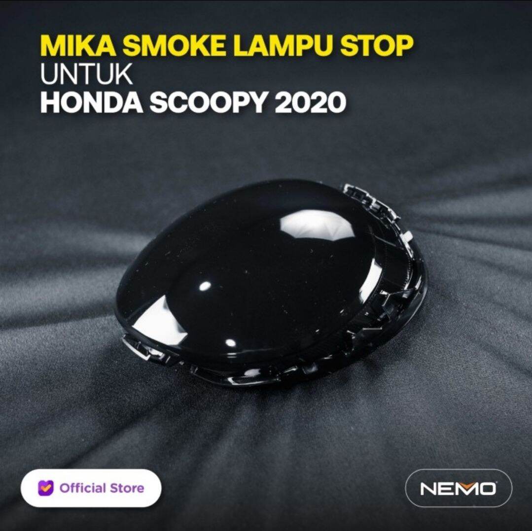 Mika Smoke Lampu Stop Scoopy New Warna Smoke