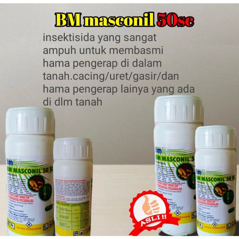 Insectisida Bm Masconil 50 Sc 100 Ml MERK DAGANG BM MASCONIL 50SC