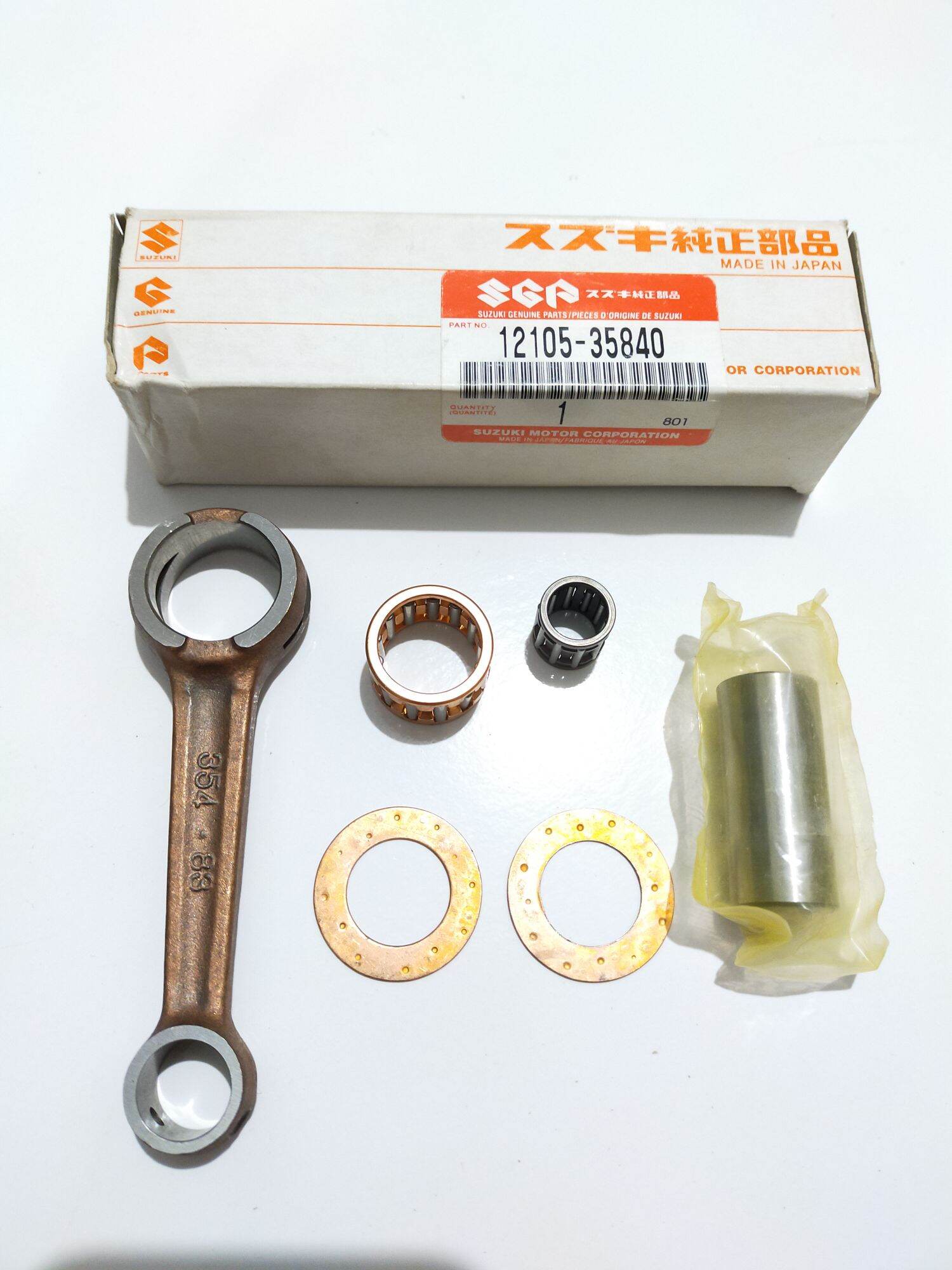 Stang Seher Stang Piston Connecting Rod Kit Suzuki RC 80 RC 100