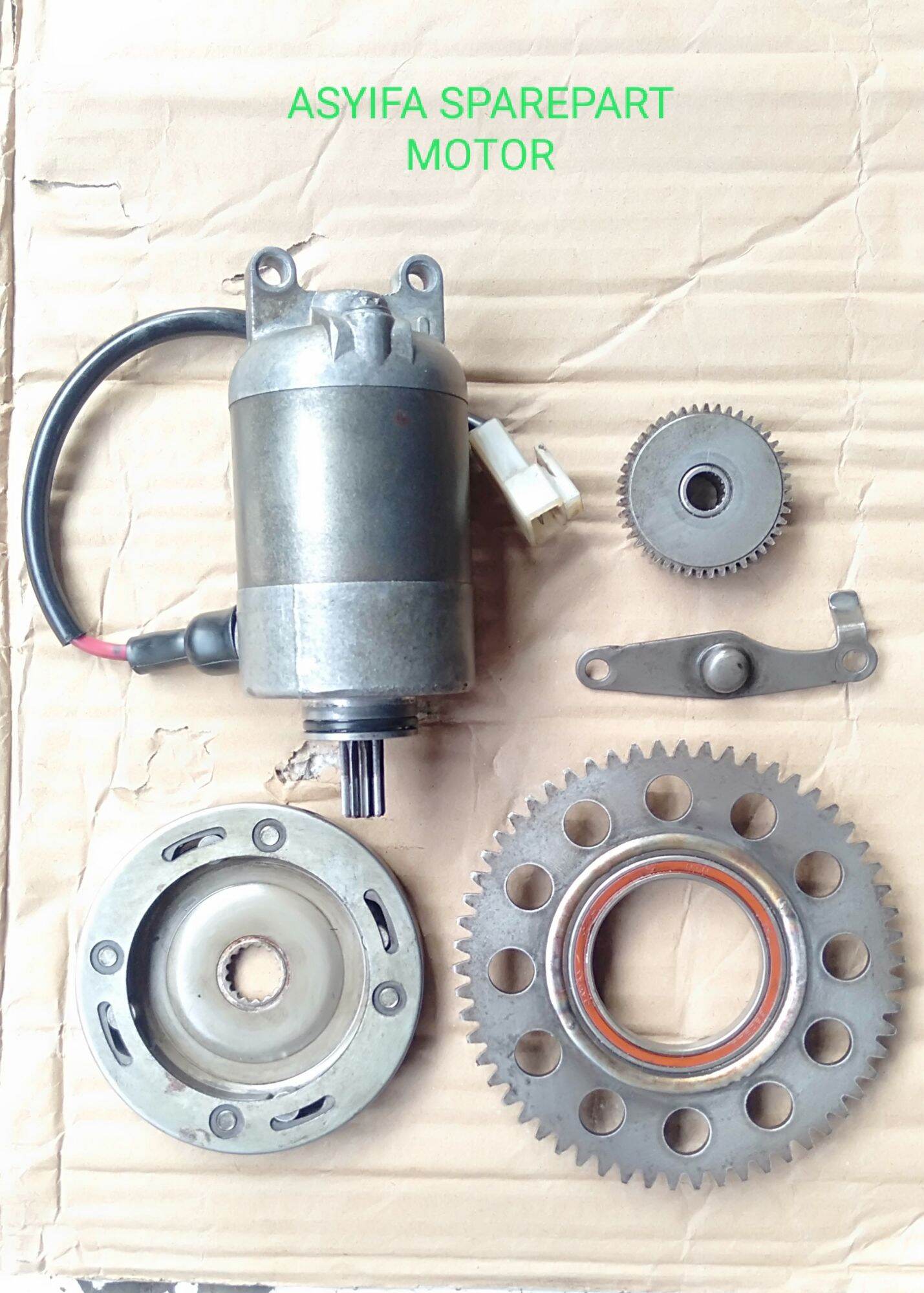 Dinamo Starter Gear Gigi Starter Besar Kecil Wanway Full Set Yamaha Mio