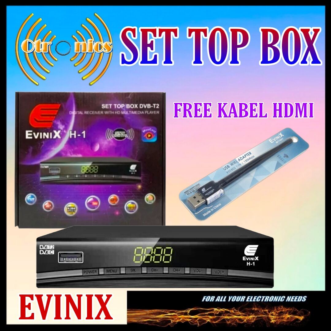 Set Top Box TV Digital EVINIX DONGLE WIFI Lazada Indonesia