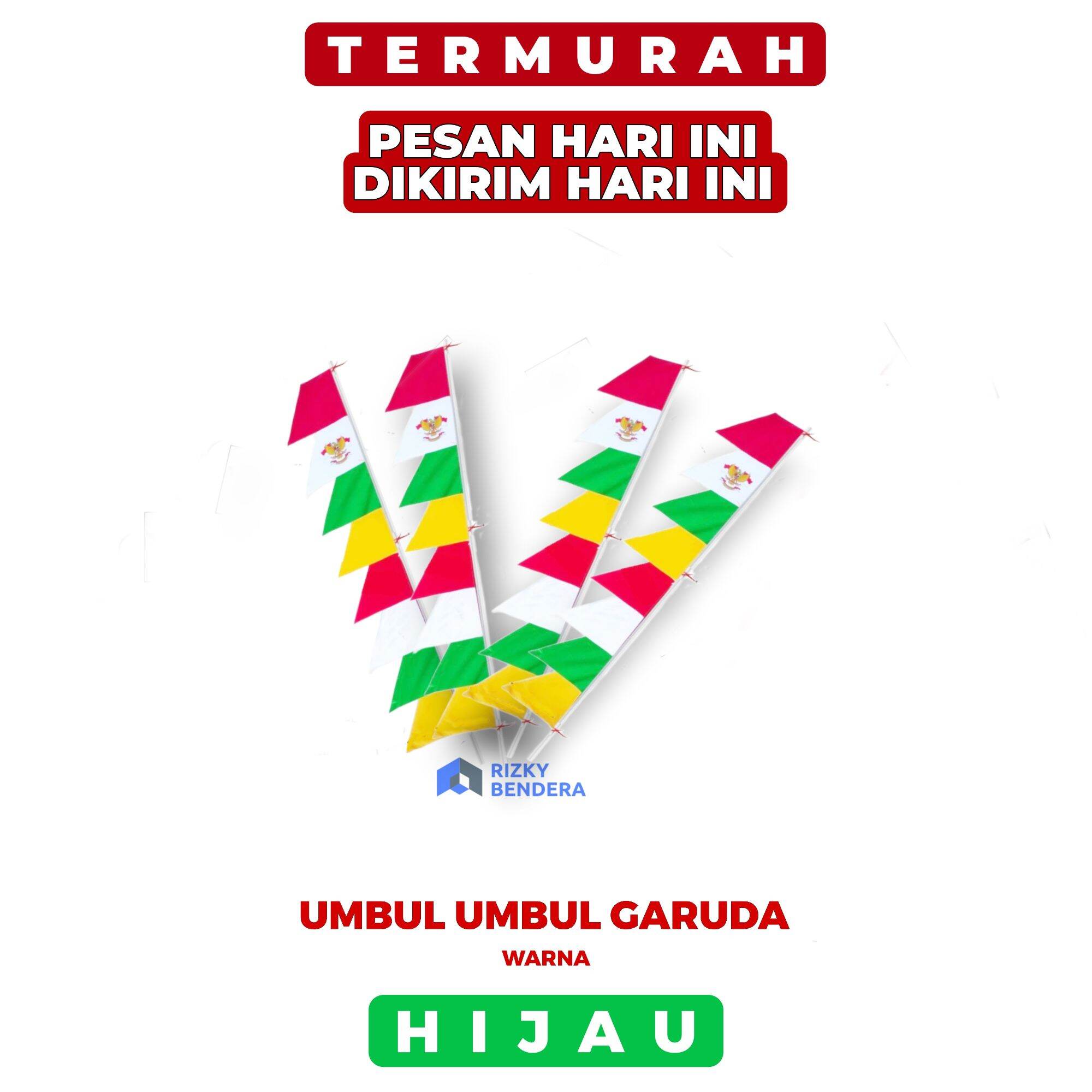 Bendera Umbul Umbul Mata Hijau Pcs Lazada Indonesia