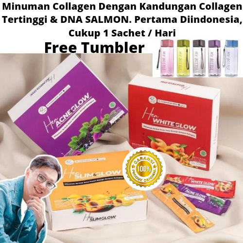 Dr Hen Collagen Minuman Kolagen With DNA Salmon Hen White And Glow Hen