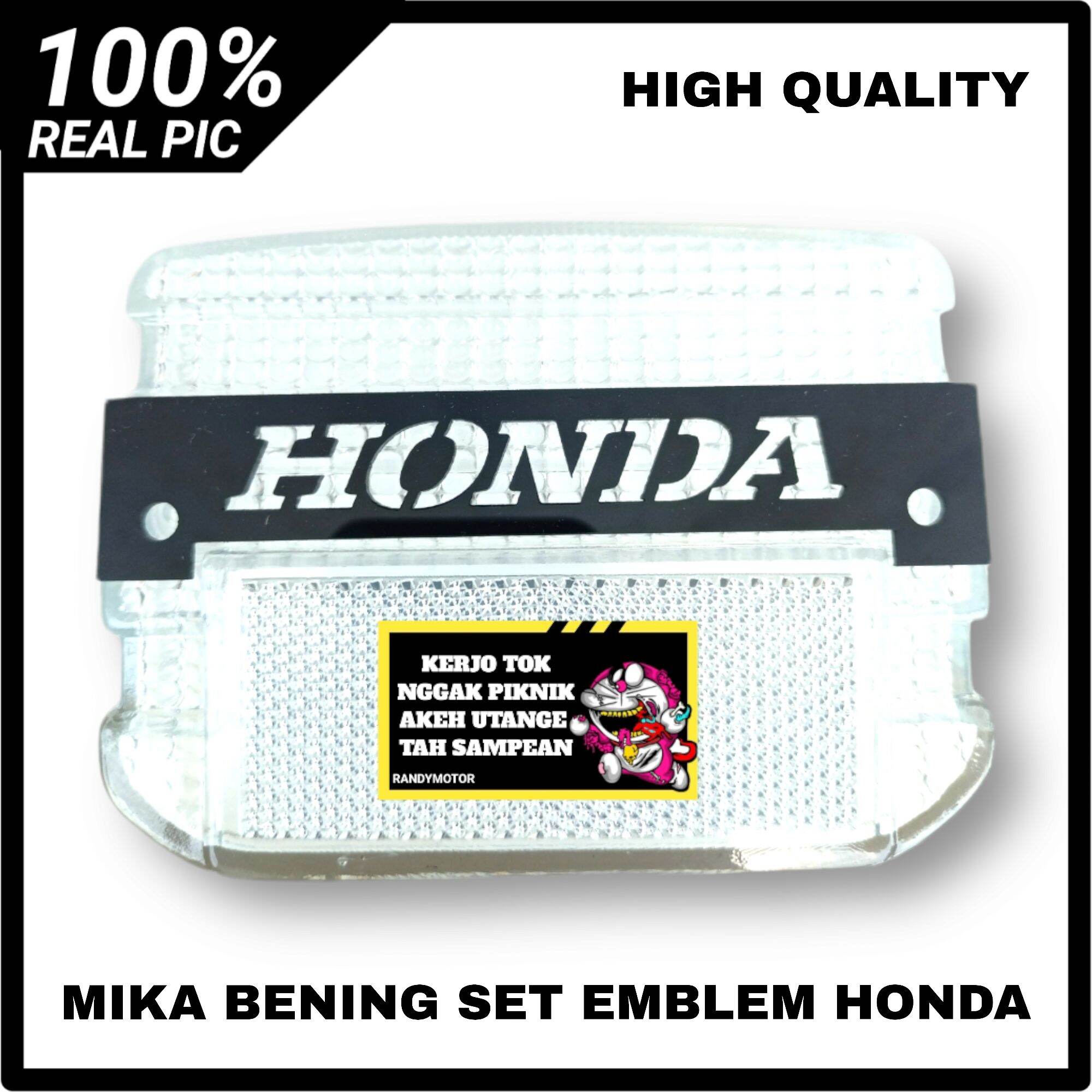 MIKA STOPLAMP MIKA MERAH DAN BENING LAMPU STOP BELAKANG HONDA GL100 GL