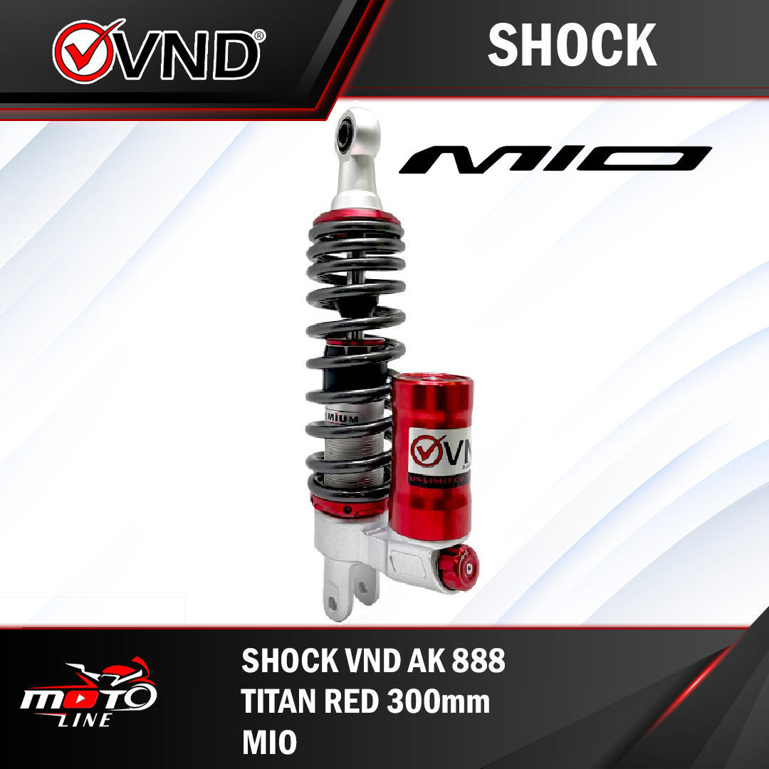 SHOCK VND MIO 300 MM TITAN TABUNG RED AK 888 Lazada Indonesia