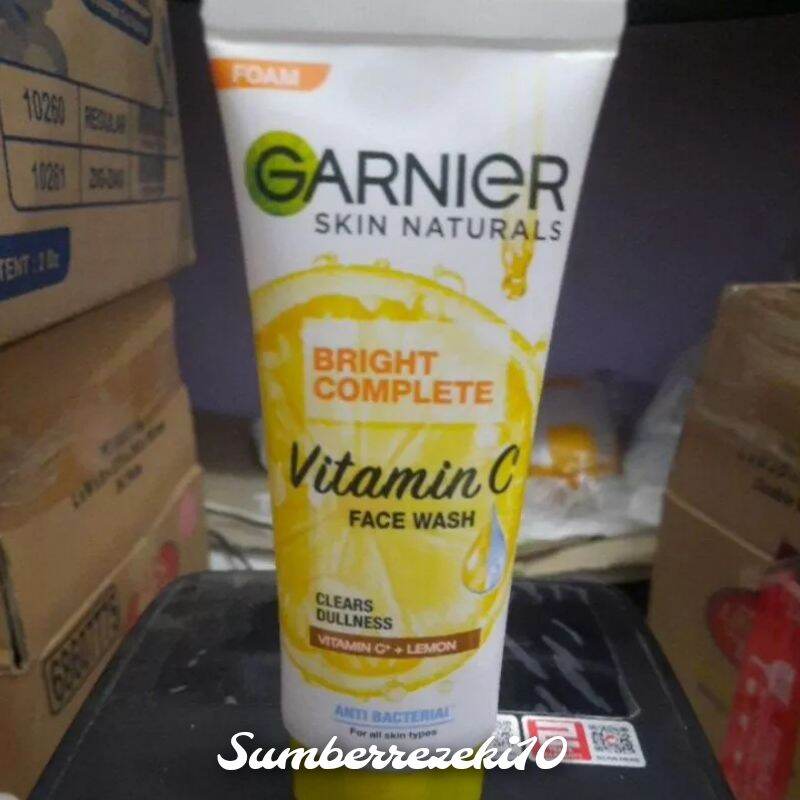 Sabun Muka Garnier Bright Complete White Speed Foam Ml Lazada