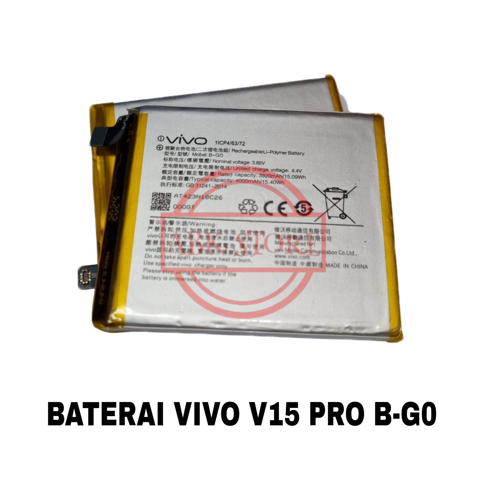 BATERAI BATTERY VIVO B G0 FOR V15 PRO ORIGINAL Lazada Indonesia