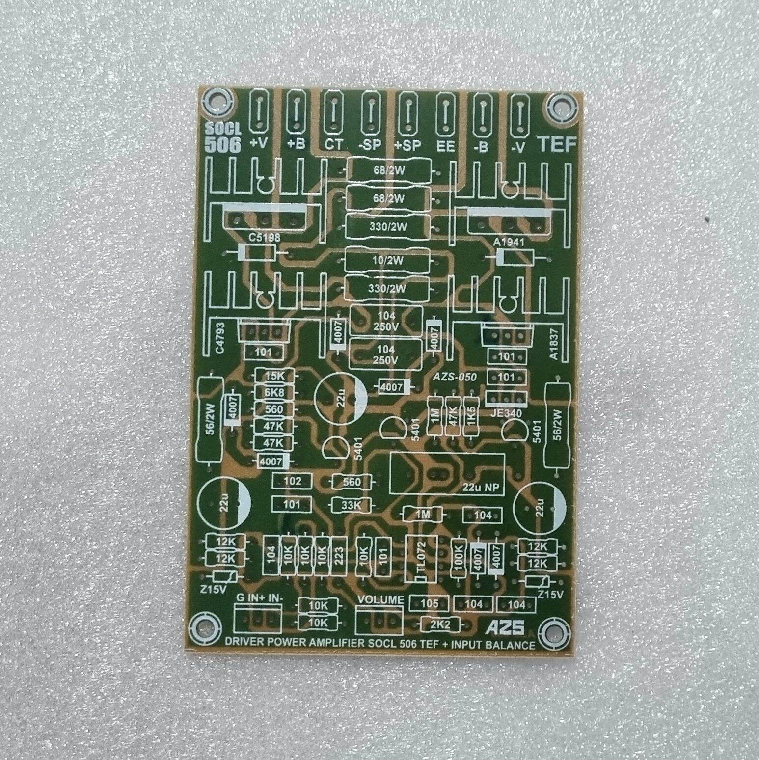 Pcb Power Amplifier Socl Tef Plus Input Balance Lazada Indonesia