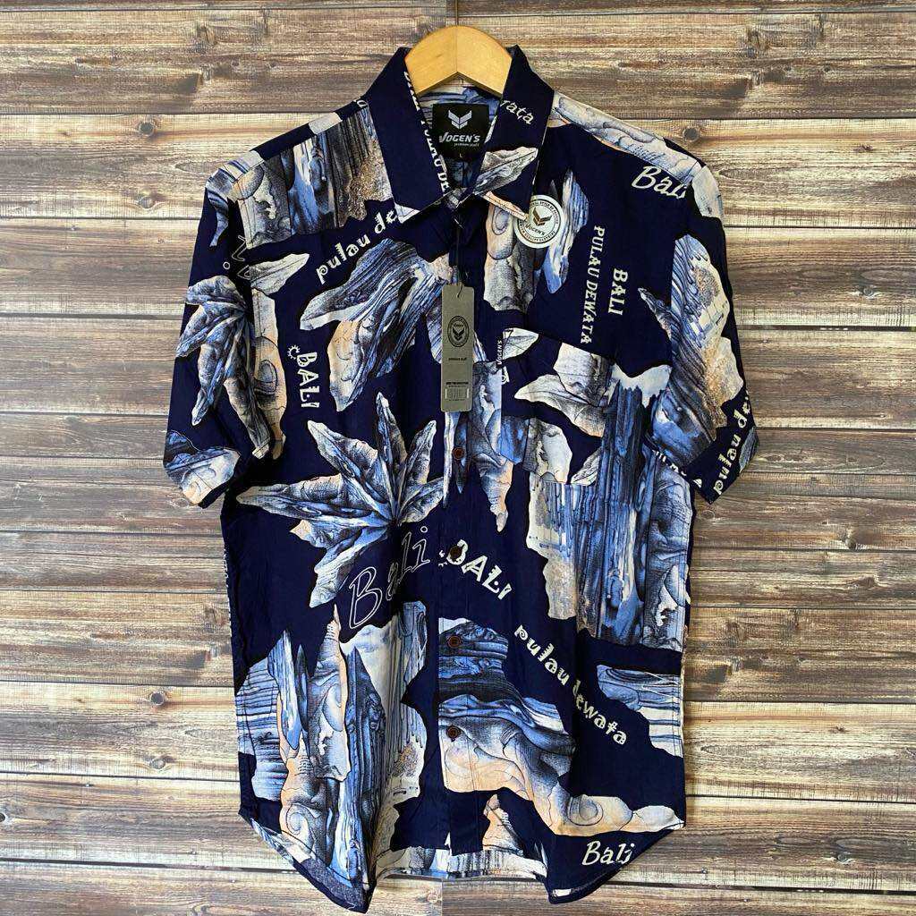 Kemeja HAWAI RAYOON Full Print Motif V1 Lazada Indonesia