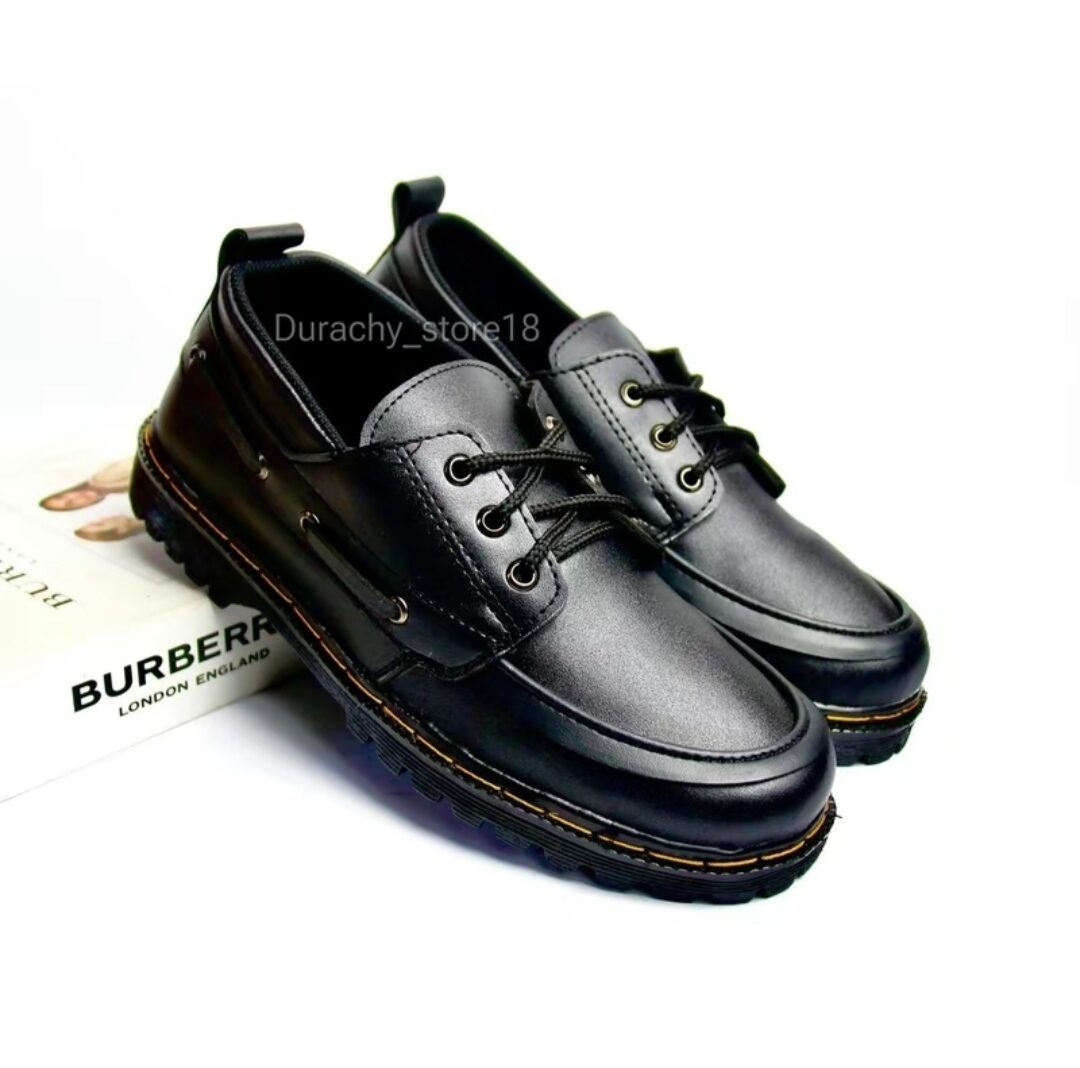 Sepatu Low Boots Docmart Hitam Pria Sepatu Formal Pantofel