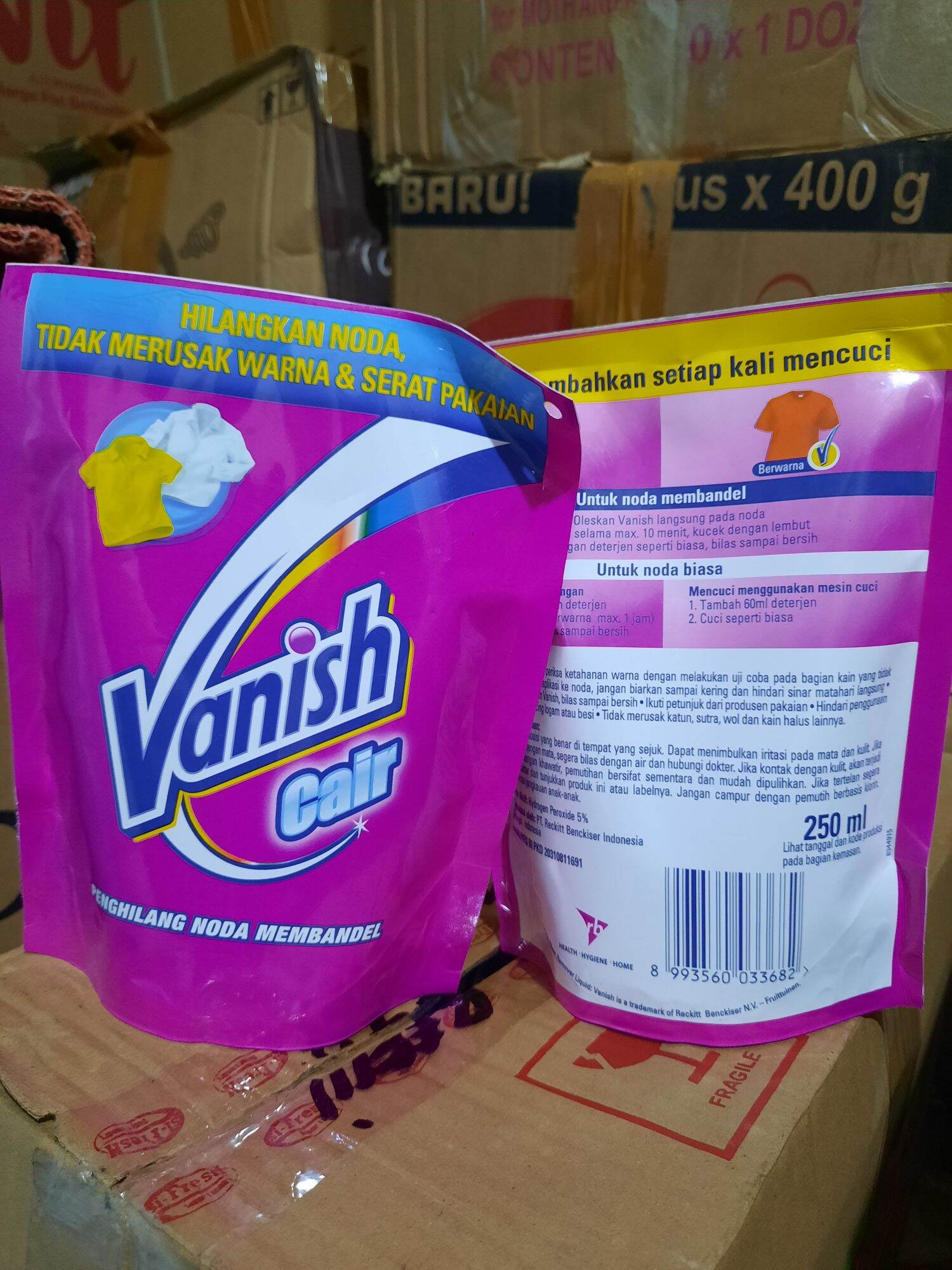 Vanish Cair Refill 250 Ml Lazada Indonesia