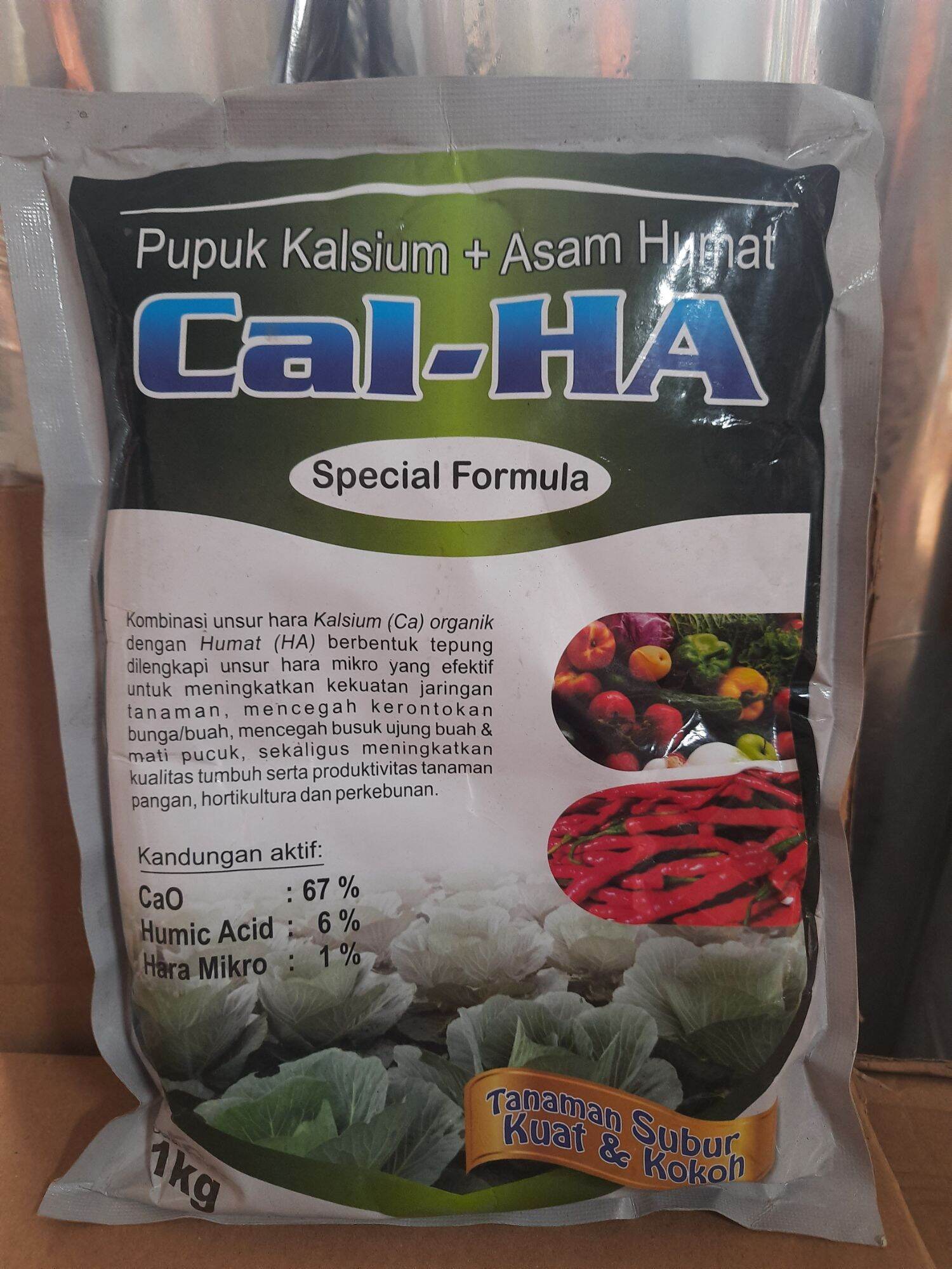 CAL HA Pupuk Kalsium Asam Humat 1 Kg 100 Original Lazada Indonesia