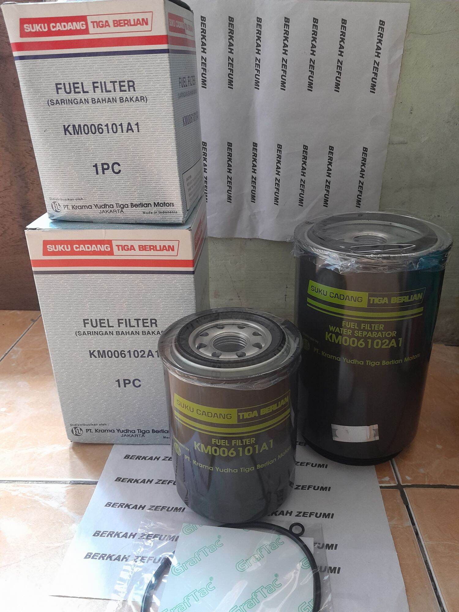 Set Filter Solar New Canter Euro Original Mitsubishi Asli Km A