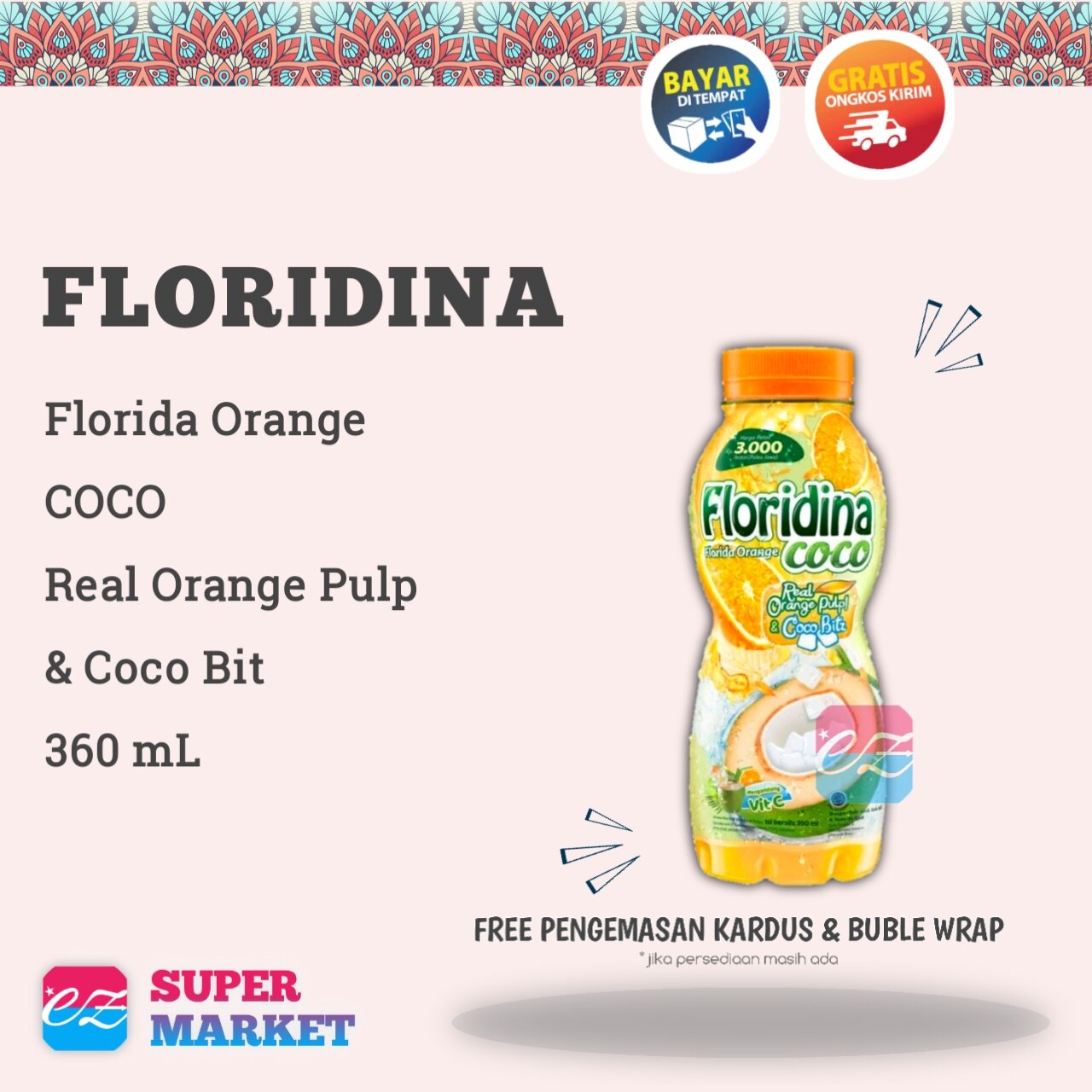 Floridina Orange Coco Kelapa Jeruk Ml Lazada Indonesia