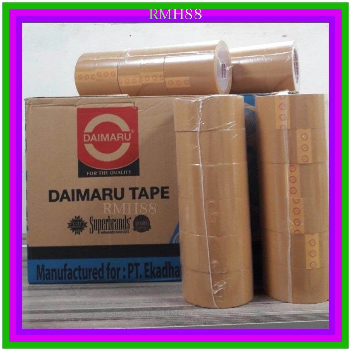 Slop Lakban Putih Bening Besar Daimaru Tape Isi Roll Lazada Indonesia