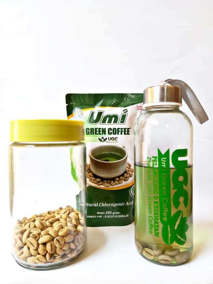 UGC Umi Green Coffee Pelangsing Kemasan Baru Isi 250 Gr Lazada