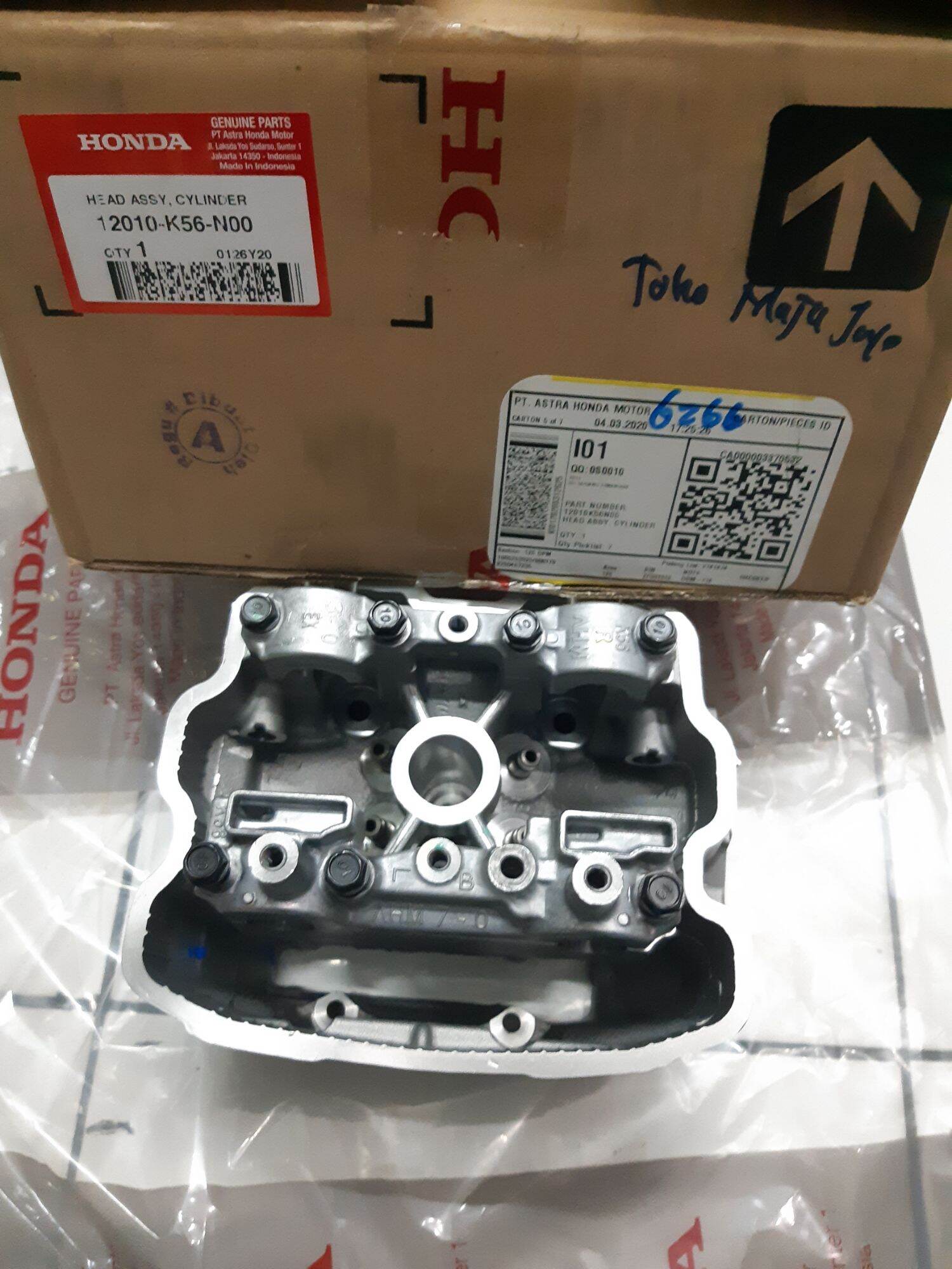 Cylinder Head Assy Silinder Atas Blok Head Assy Sonic 150 Supra 150 GTR