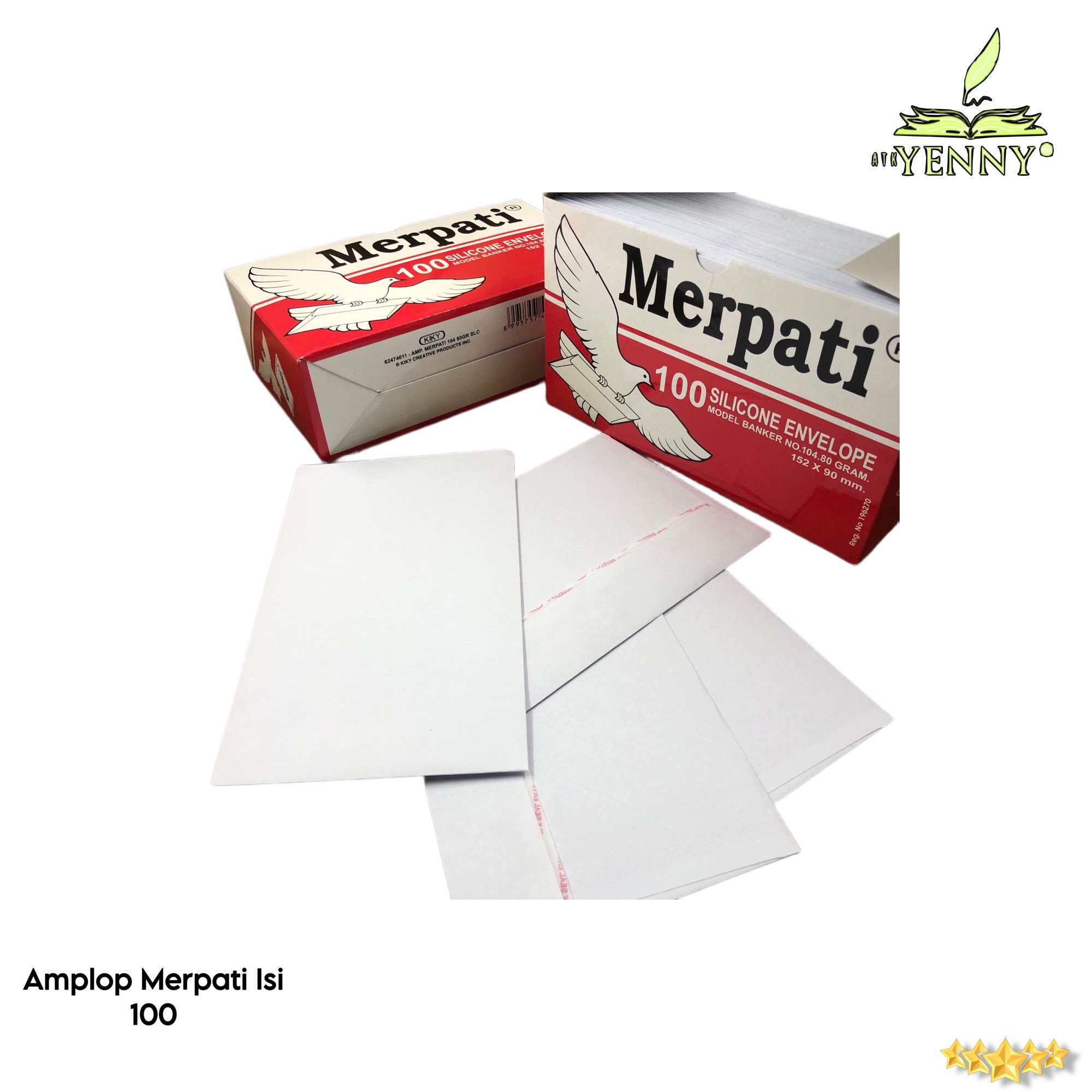 Amplop Merpati 100 Silicone 152x90mm Lazada Indonesia