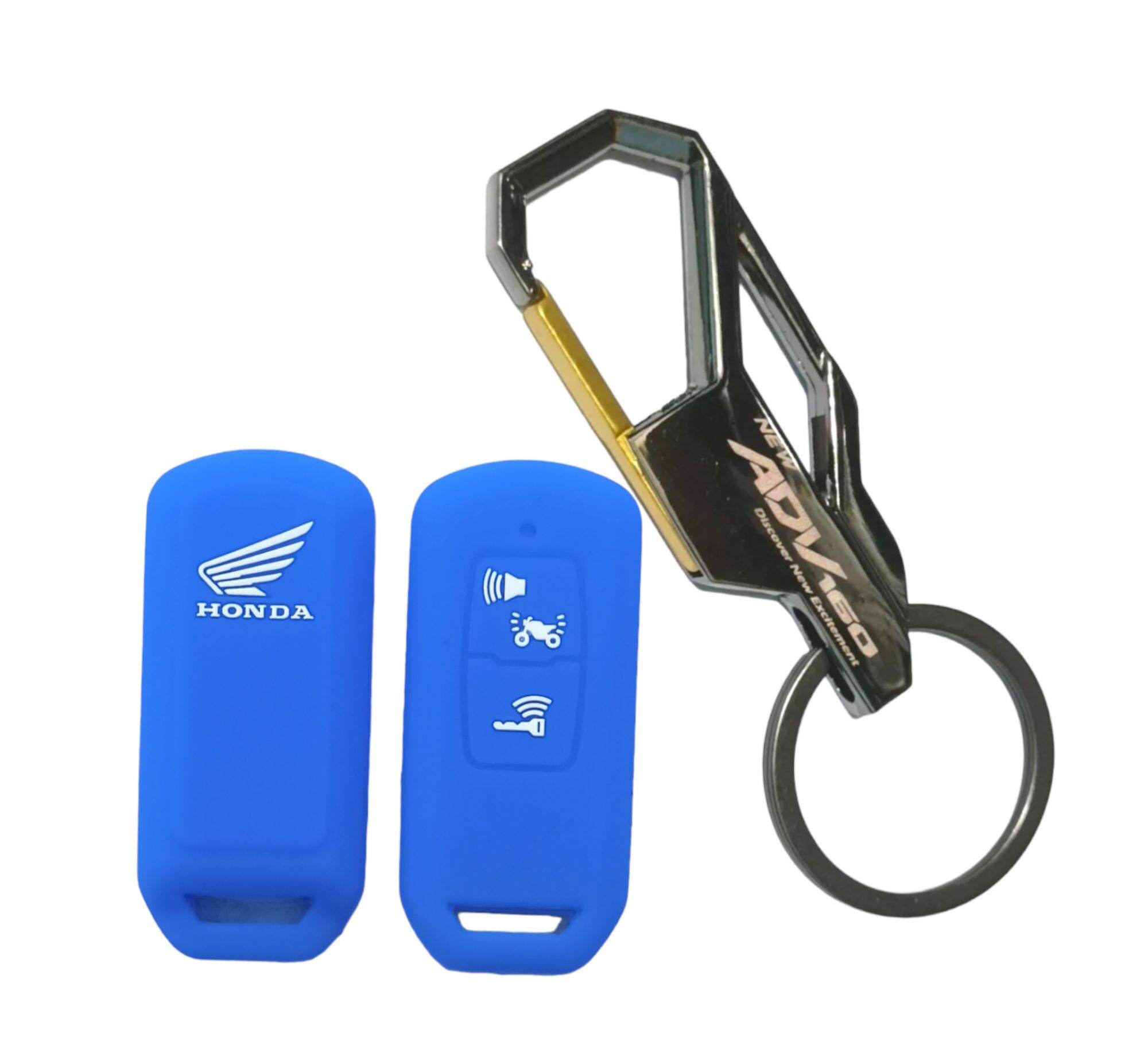 Paket Gantungan Kunci Motor Logo New Adv Cover Silikon Smartkey