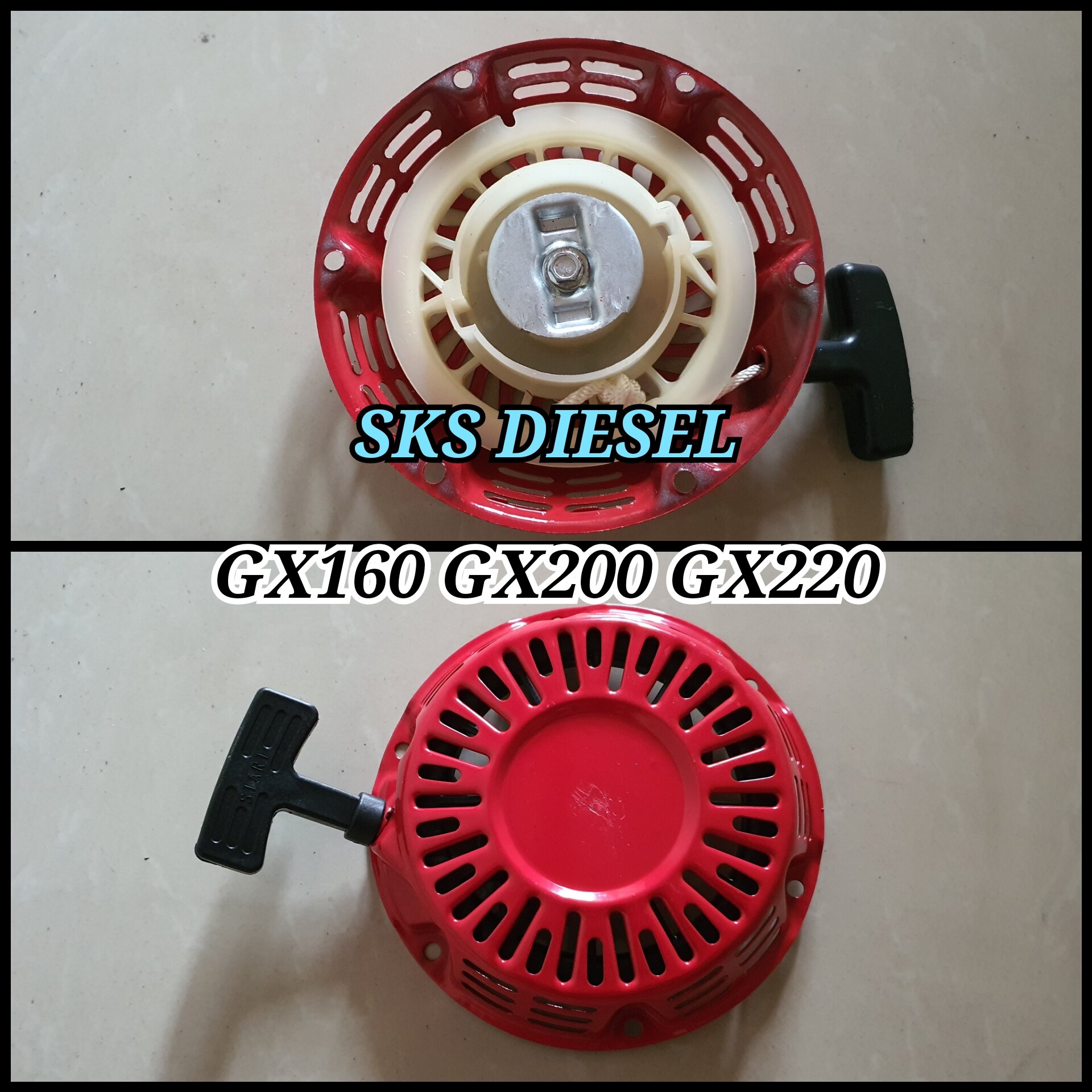 GX160 GX200 RECOIL STARTER KAP TARIKAN ENGKOL ENGINE GENSET HONDA RRT