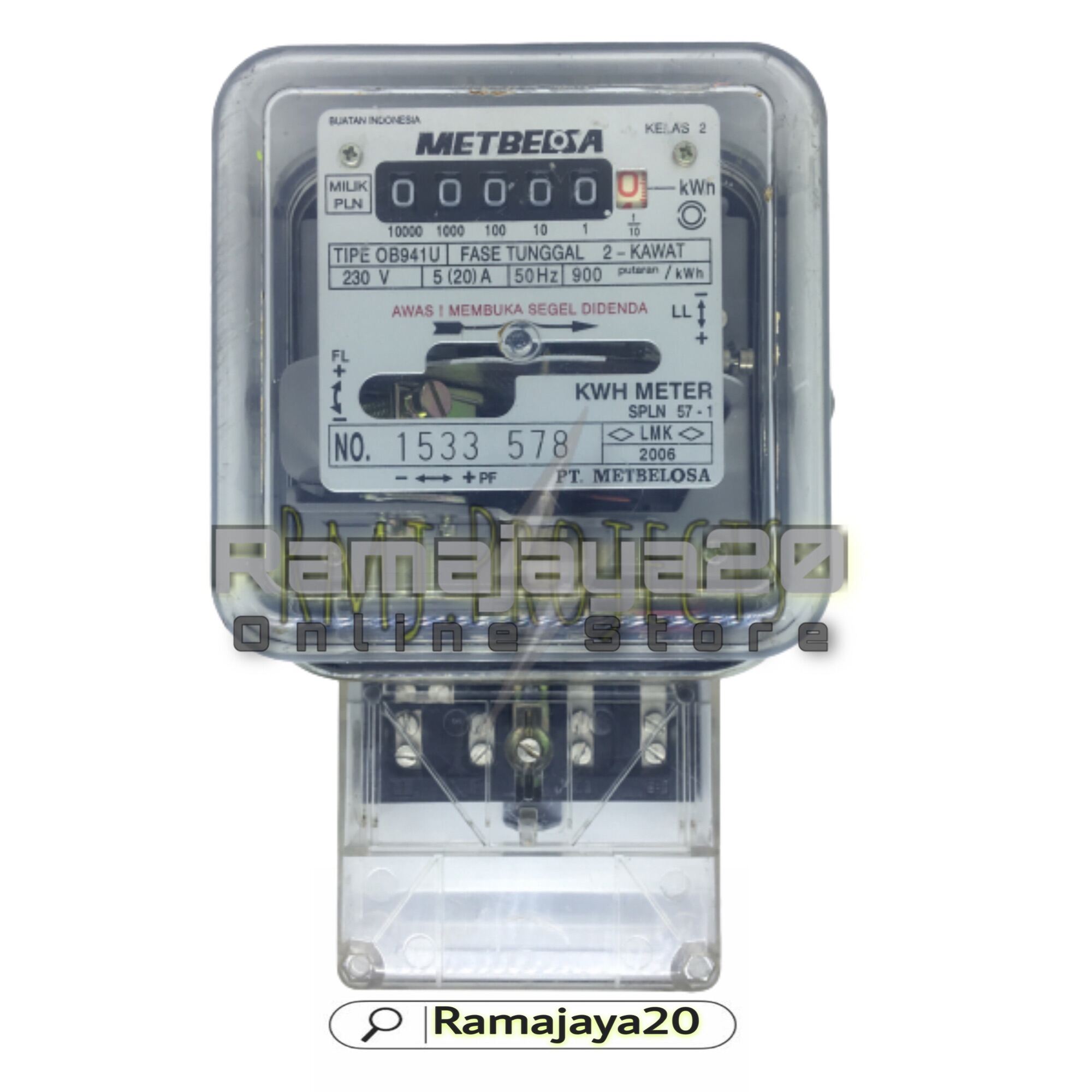 Kwh Meter Meteran Listrik Pembanding Metbelosa Fujidharma Phasa