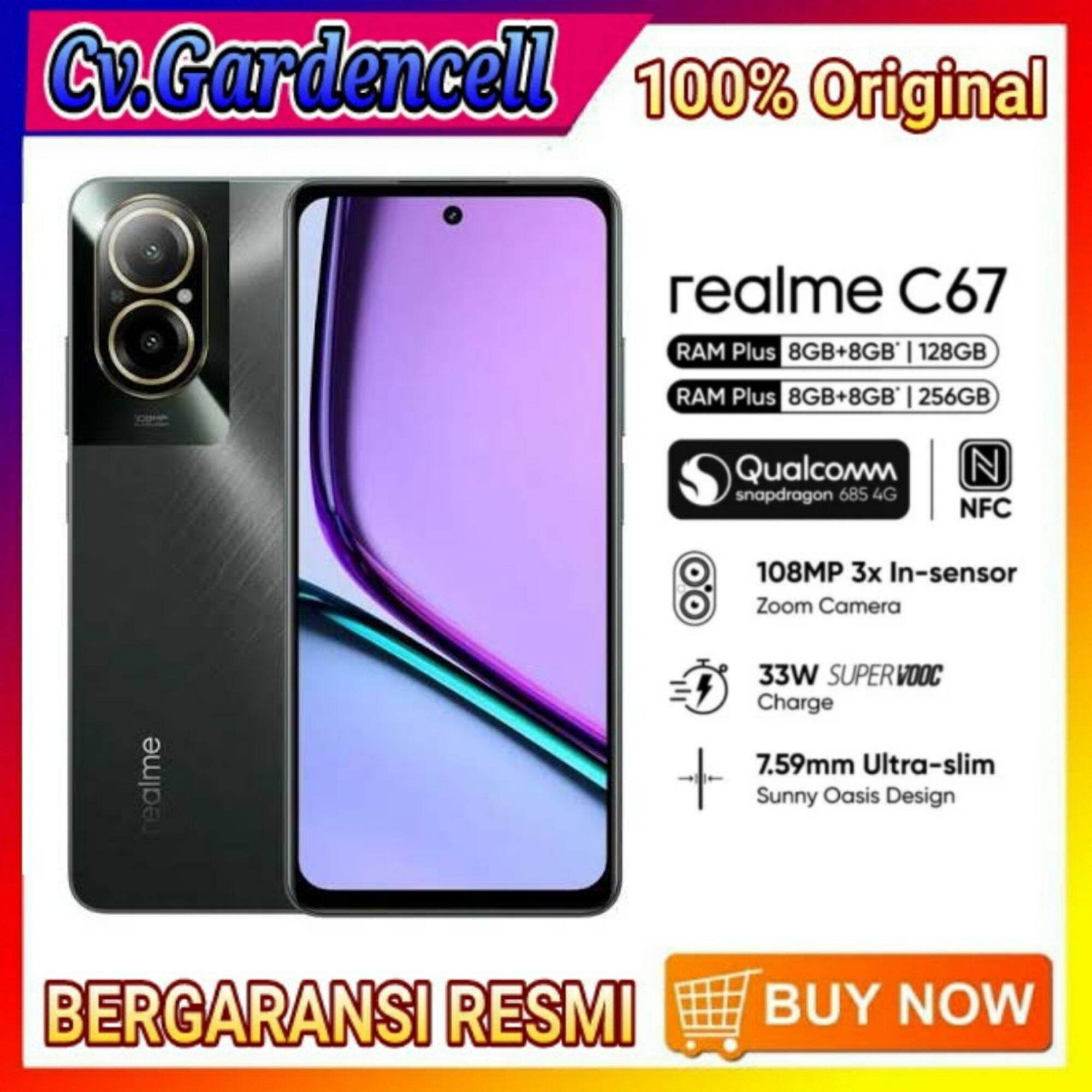 Realme C67 NFC Ram 8 128 GB Garansi Resmi Lazada Indonesia