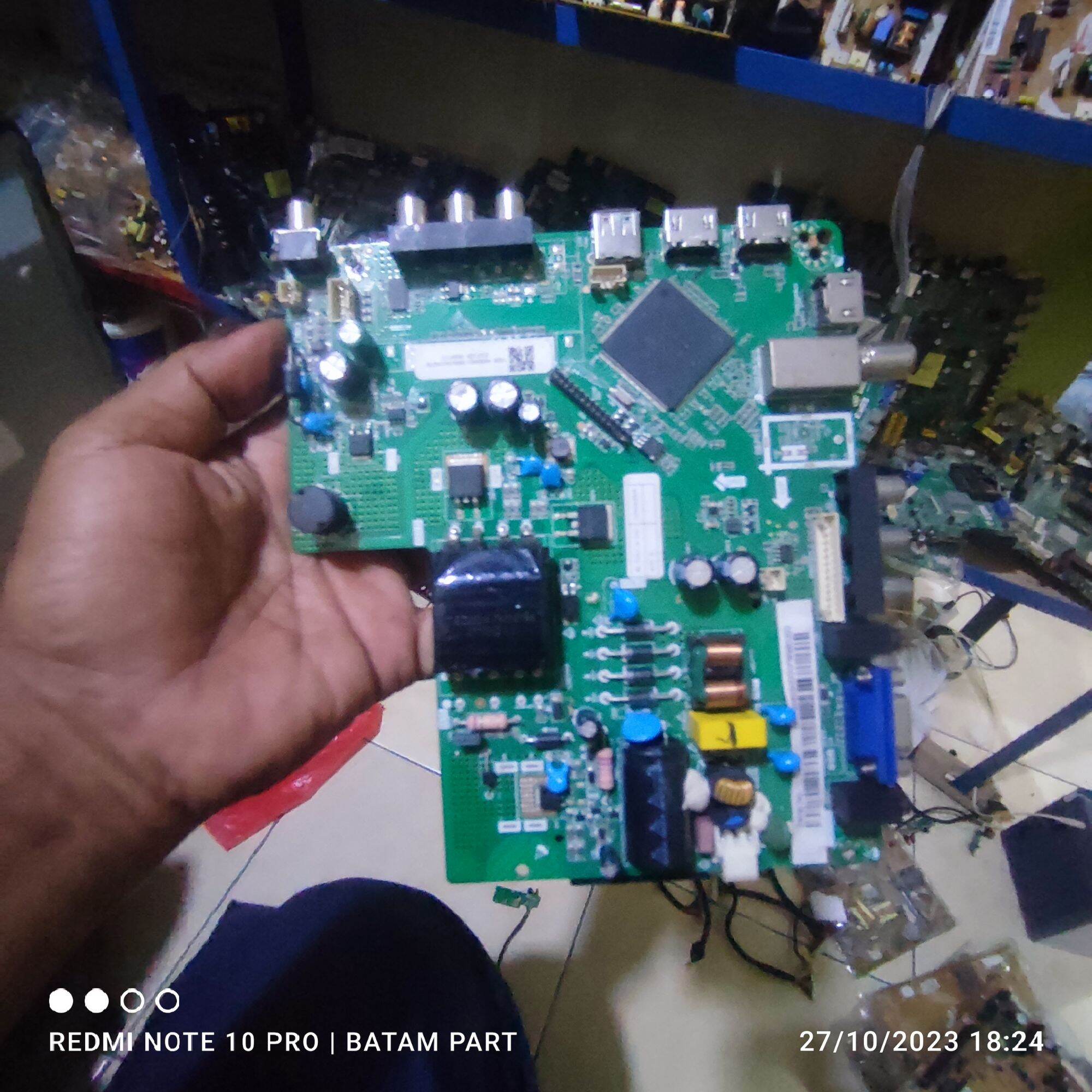 Mb Mainboard Motherboard Mesin Tv Led Aqua Sanyo Haier Le Aqt