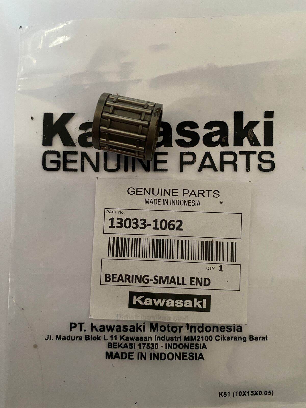 Laher Lahar Bearing Bambu Stang Seher Piston Ninja R Rr Pin Asli