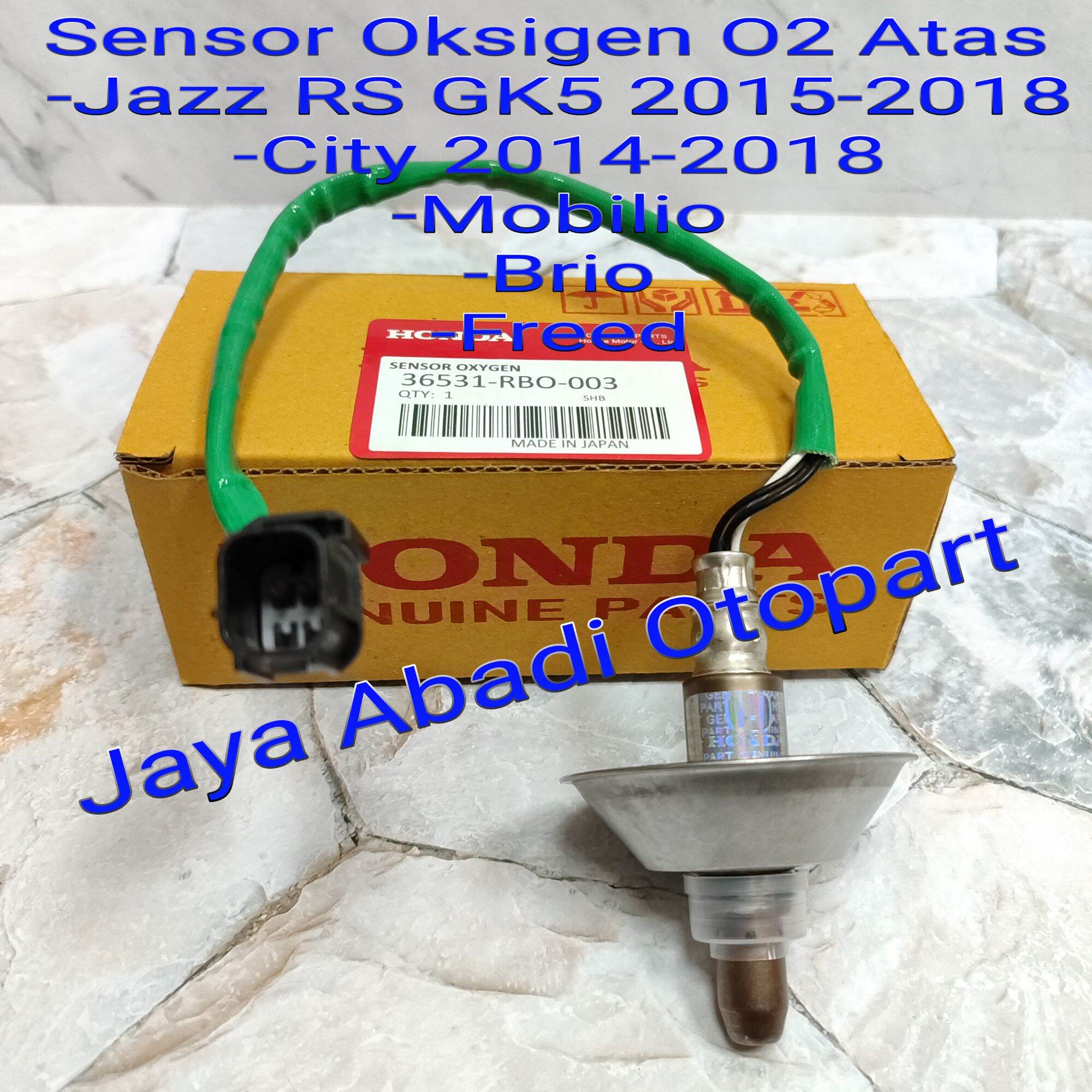 Sensor Oksigen O2 Oxygen Depan Belakang Honda Brio 2012 2018 1set2pc