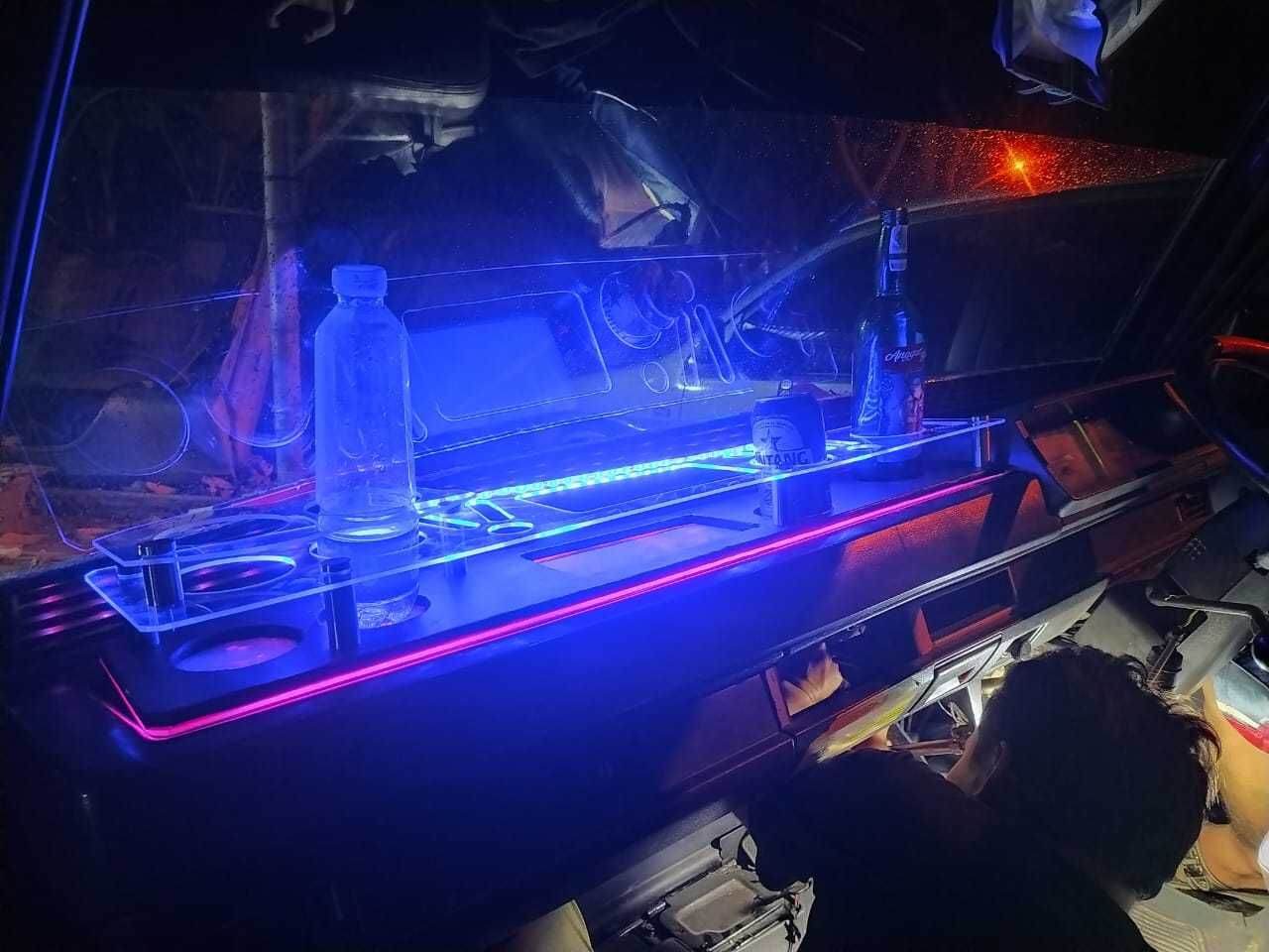 Minibar Variasi Dasbor Mobil Truk Canter Dan L300 Full LED Lazada