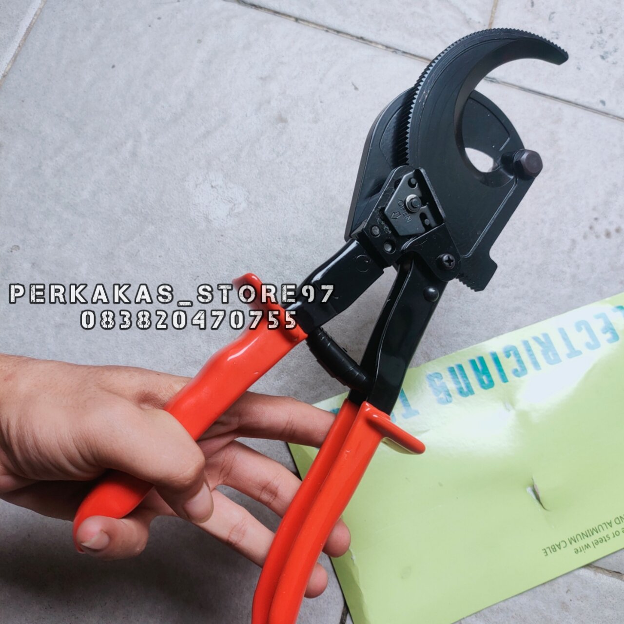 Cable Cutter Lk A Gunting Potong Kabel Listrik Ratchet Cable Cutter