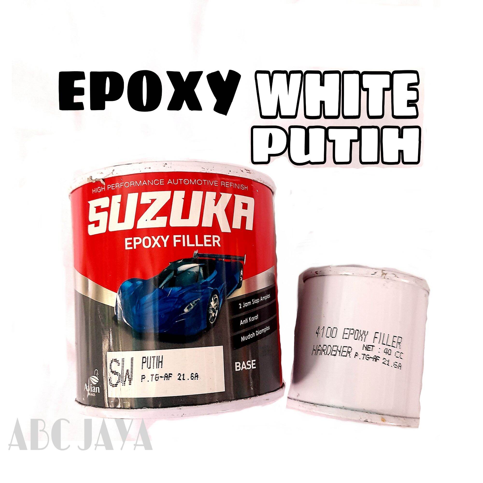 JAWA BALI Cat Duco Suzuka Epoxy Filler White Epoksi Putih 200ml