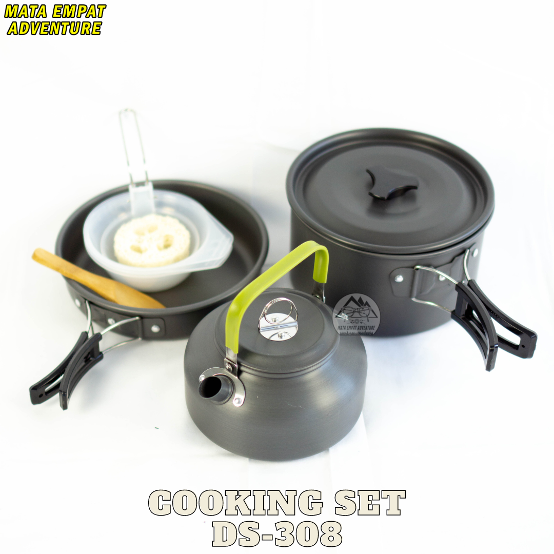 Cooking Set Ds Cookingset Nesting Panci Gunung Alat Masak Camping