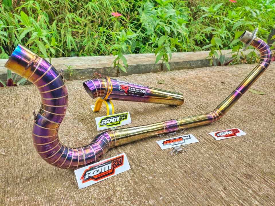 Knalpot Vixion Old New Tipe Kanan Naga Cobra Non Step Original