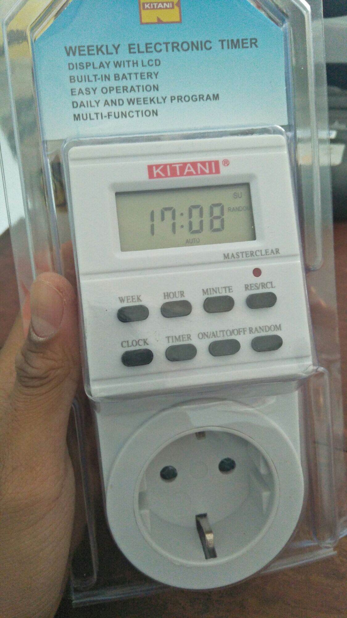 Stop Kontak Timer Digital Programable Kitani Lazada Indonesia