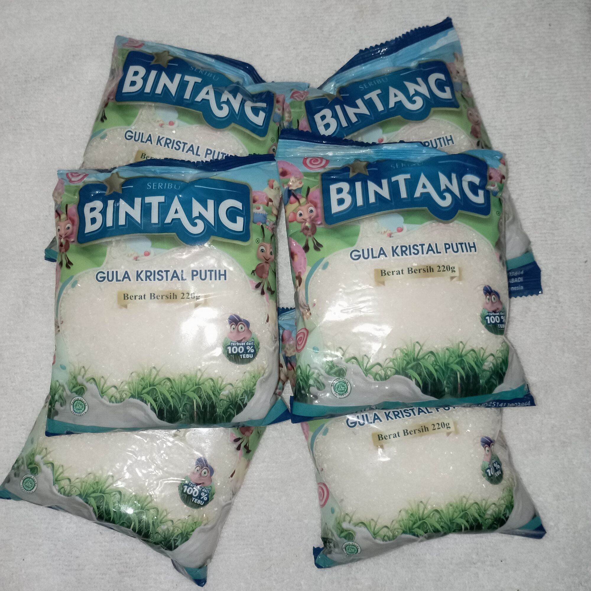 Gula Pasir 1000 Bintang Kemasan 220g Lazada Indonesia