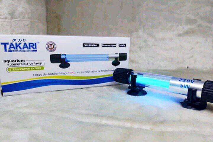 Lampu Uv Aquarium Kolam Takari Watt Lampu Ultraviolet Anti Algae