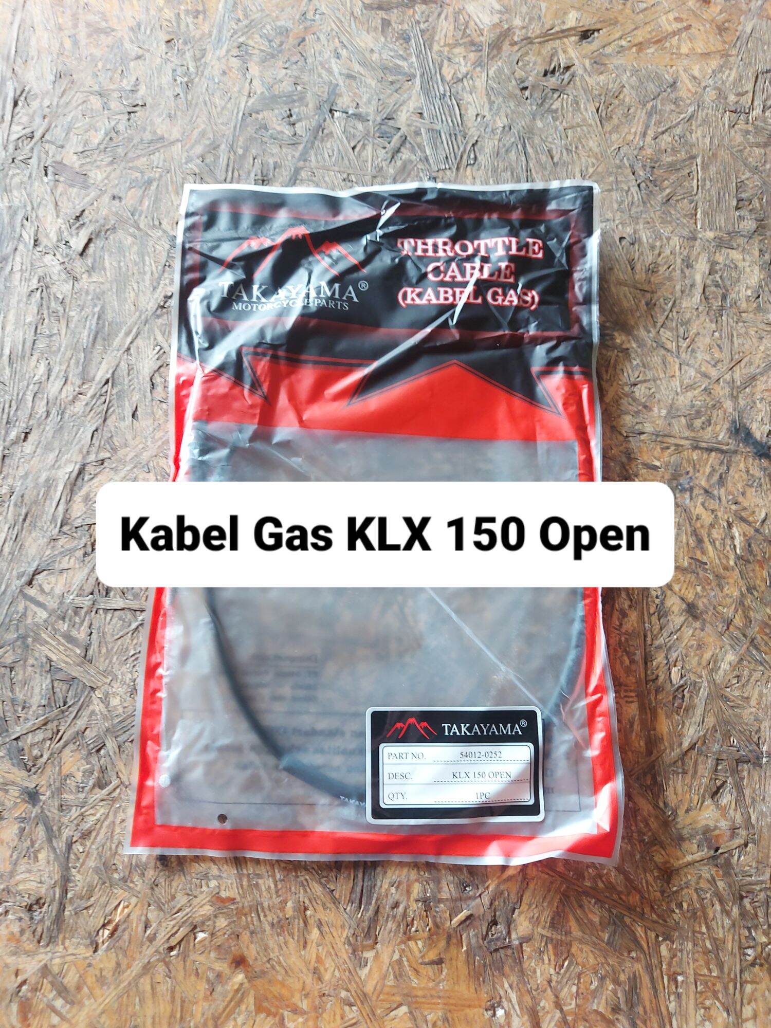 Kabel Throttle Cable Tali Gas Bagian Atas Open Kawasaki Klx