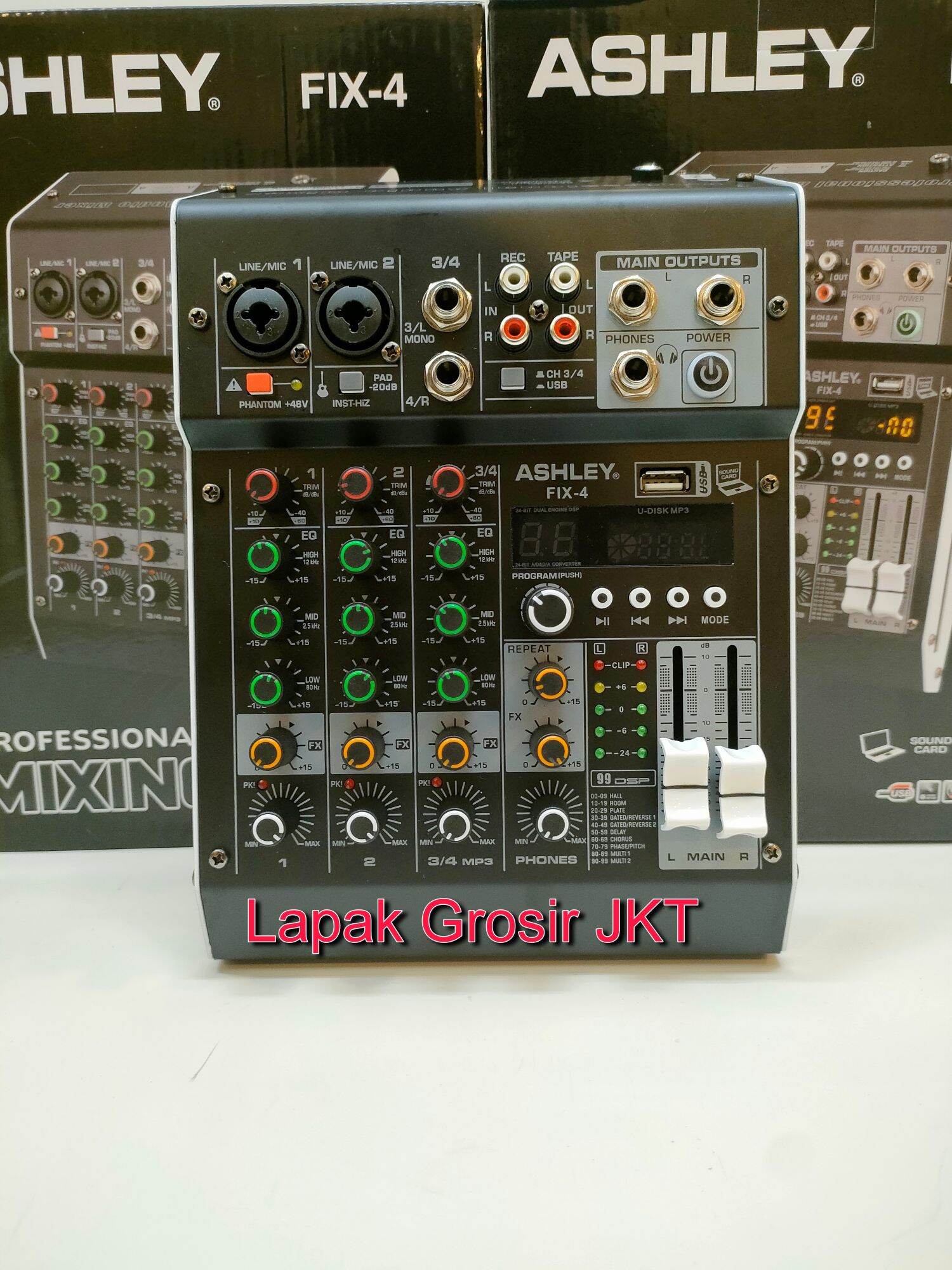 Mixer Ashley Fix Fix Channel Usb Bluetooth Original Lazada Indonesia