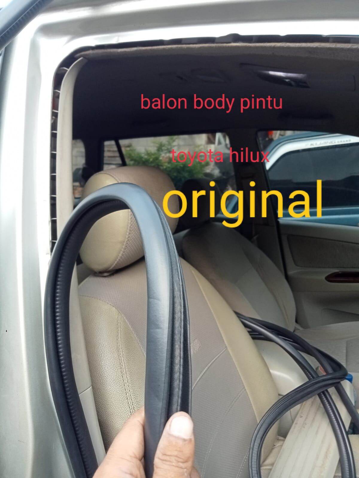 Karet Balon Body Pintu Mobil Fortuner Hilux Original Lazada Indonesia