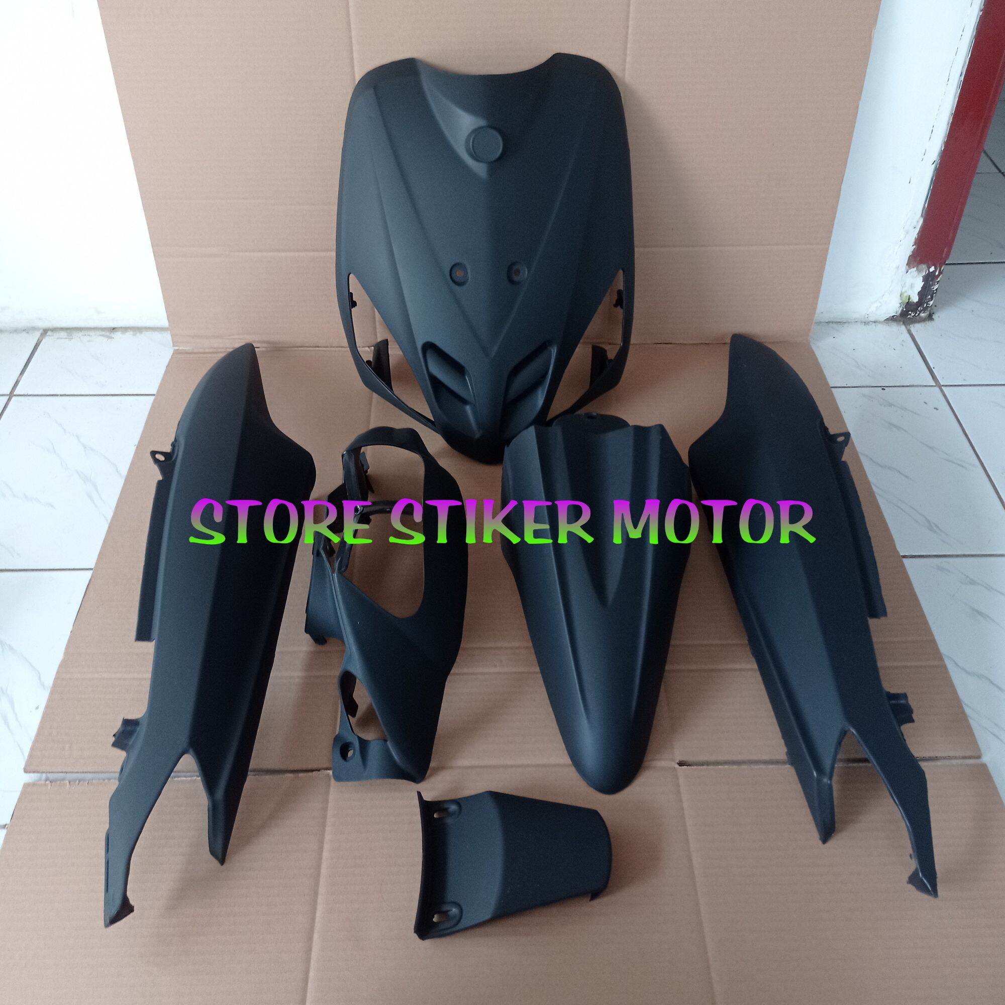 Cover Full Body Halus Yamaha Mio Sporty Warna Hitam Doff Lazada Indonesia