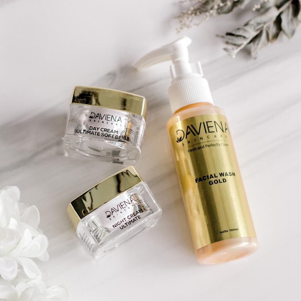 Daviena Skincare Paket Hemat Gold Daviena Skincare Daviena Davina