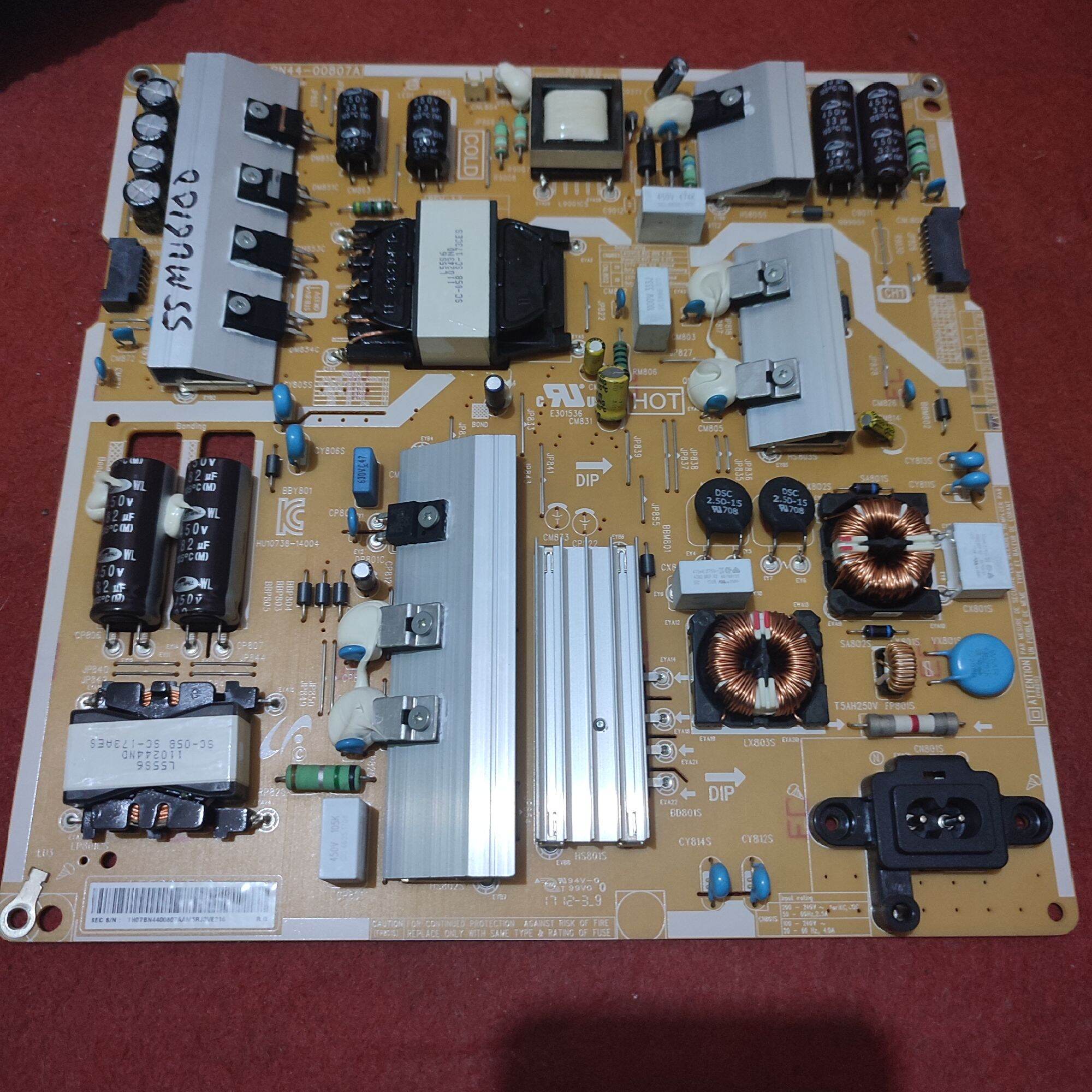 PSU Regulator Power Supply Board TV LED Samsung UA 55MU6100 K