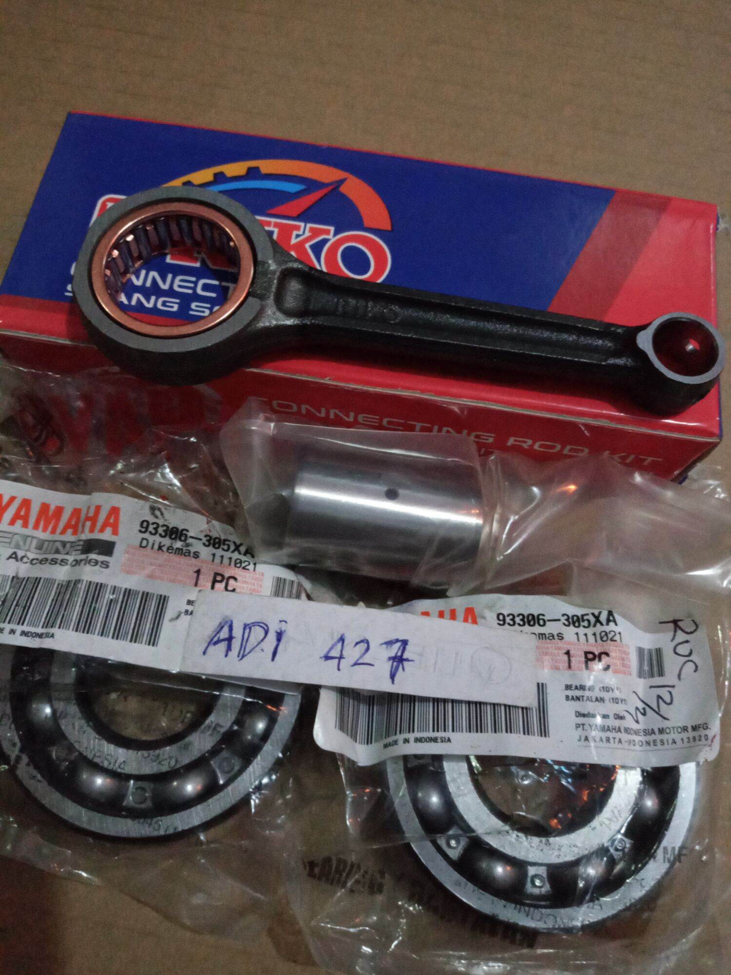 STANG SEHER CONROAD SET BEARING LAHER KRUG KRUK AS YAMAHA VIXION